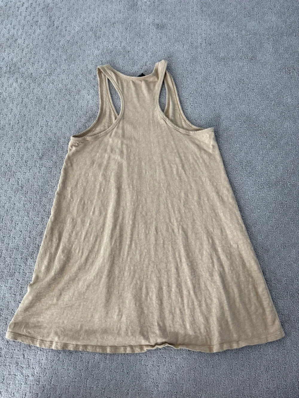 J.Crew Swingy Mini Tank Dress in Desert Sand
